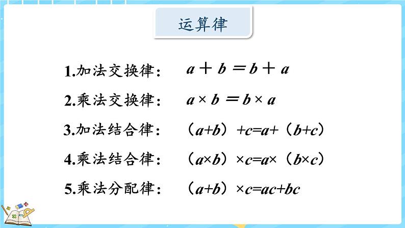 总复习（2） 乘法和运算律（课件）-2024-2025学年四年级上册数学北师大版08