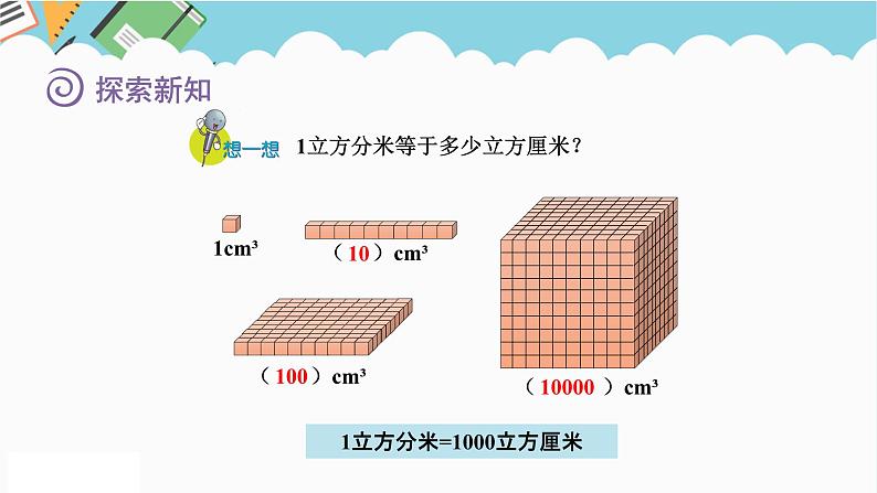 2024五年级数学下册五长方体和正方体的体积3体积单位间的进率课件（冀教版）06