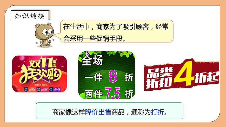 【核心素养】苏教版数学六年级上册-6.7 打折问题（课件）第7页