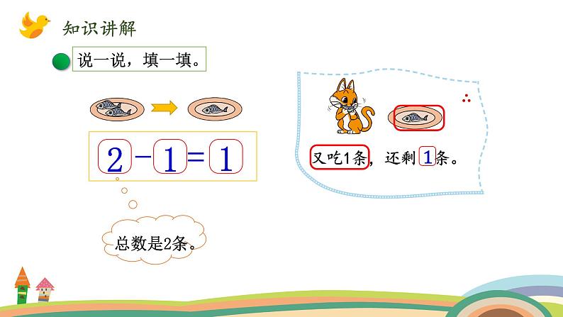 北师大版（2024版）一年级数学上册课件 第2单元 第5课时 可爱的小猫06