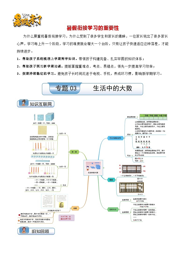 专题03 生活中的大数（学生版）第1页