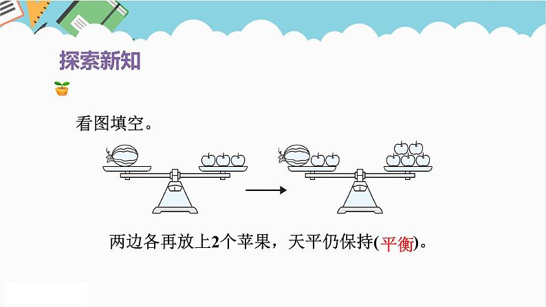 2024五年级数学下册第1单元简易方程第2课时等式的性质1和解方程课件（苏教版）第8页