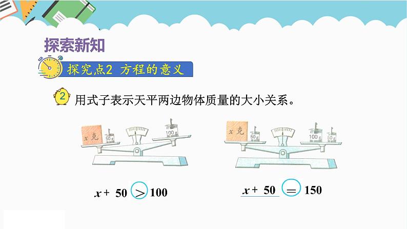 2024五年级数学下册第1单元简易方程第1课时等式和方程课件（苏教版）05