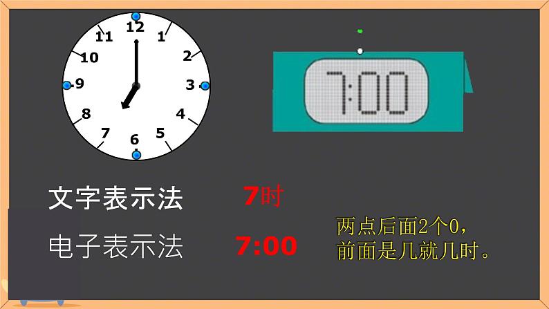 青岛版一年级下册数学 下雨了  认识钟表（课件） (1)第7页