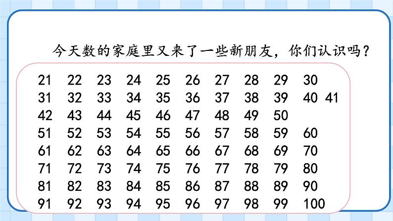 人教版数学一年级下册100以内数的认识数数（课件）第3页