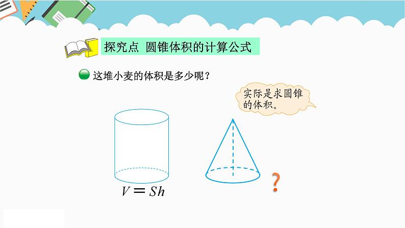 2024六年级数学下册一圆柱和圆锥4圆锥的体积课件第4页