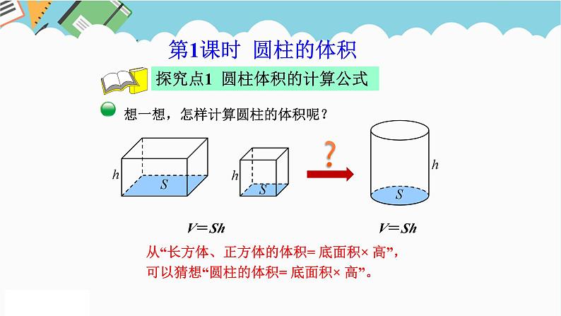 2024六年级数学下册一圆柱和圆锥3圆柱的体积课件（北师大版）04