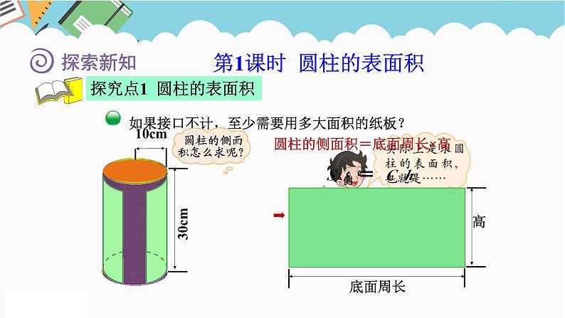 2024六年级数学下册一圆柱和圆锥2圆柱的表面积课件（北师大版）04