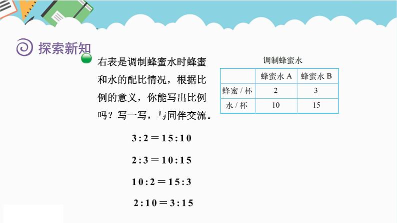 2024六年级数学下册二比例1比例的认识课件第5页