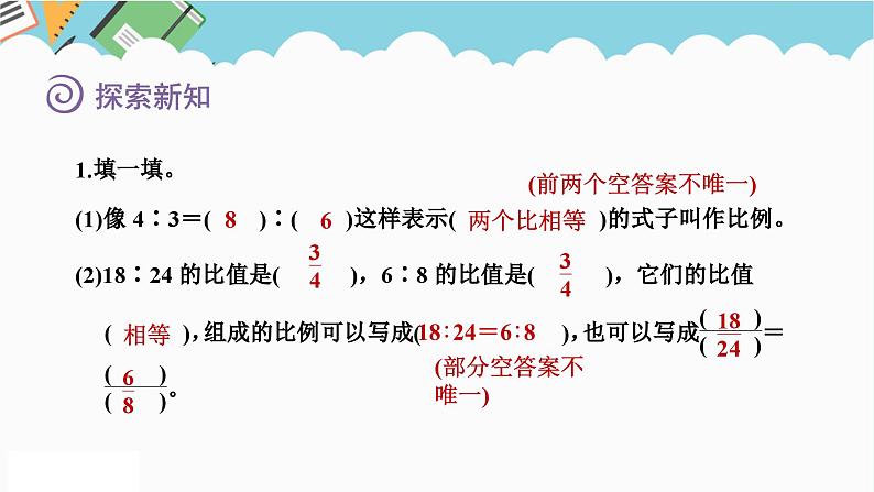 2024六年级数学下册二比例1比例的认识课件第6页