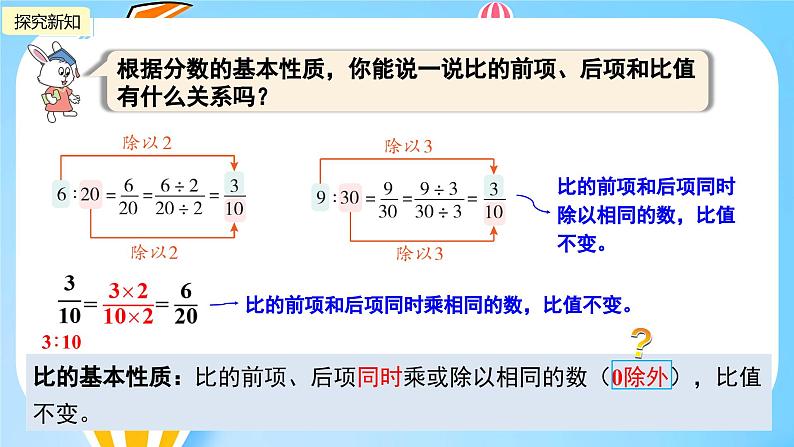 冀教版小学数学六年级上册1.2《 比的基本性质》课件第5页