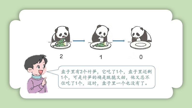 人教版小学数学一年级上册第一单元5以内数的加、减法《0的认识和加、减法》课件06