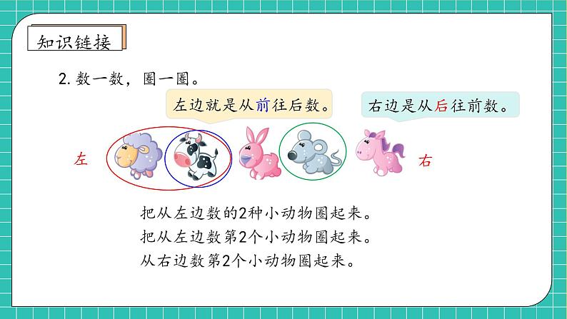 （新教材备课）人教版数学一年级上册-2.1.2 比大小、第几（课件+教案+学案+作业）08