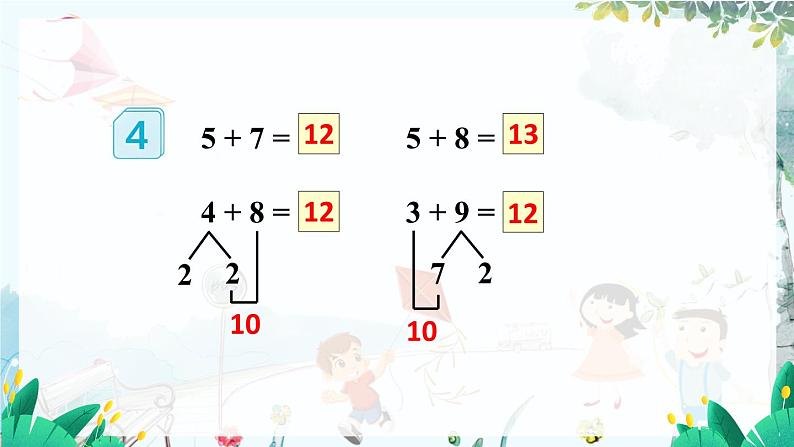 人教数学1年级上册 第5章 第4课时 5、4、3、2加几 PPT课件+教案07