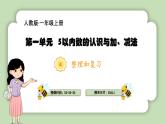 人教版小學(xué)數(shù)學(xué)一年級(jí)上冊(cè)第一單元5以內(nèi)數(shù)的加、減法《整理和復(fù)習(xí)》課件