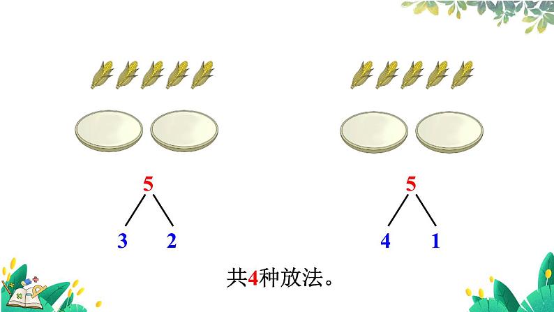 人教版数学一年级上册 1.4.2 分与合 PPT课件+习题05