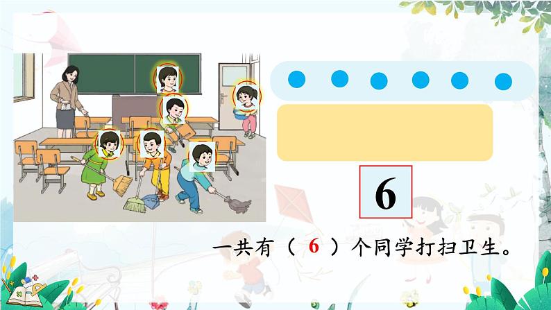 人教版数学一年级上册 2.1 6、7的认识 PPT课件+教案+习题06