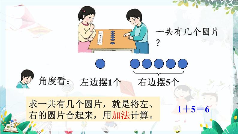 人教版数学一年级上册 2.4 6和7的加减法 PPT课件+习题06