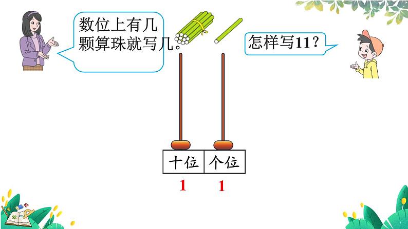 人教版数学一年级上册 4.2 认识数位、写数 PPT课件+教案+习题06