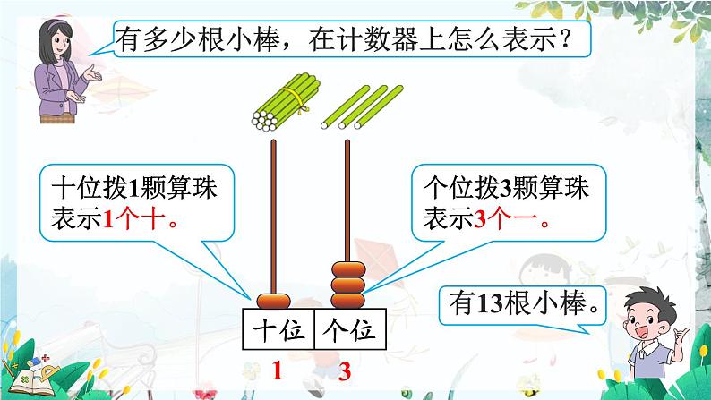 人教版数学一年级上册 4.2 认识数位、写数 PPT课件+教案+习题08