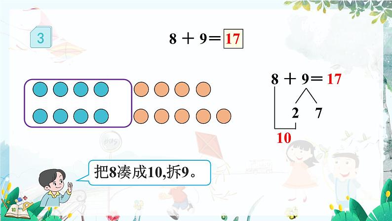 人教版数学一年级上册 5.3 加法的计算方法 PPT课件+教案+习题06