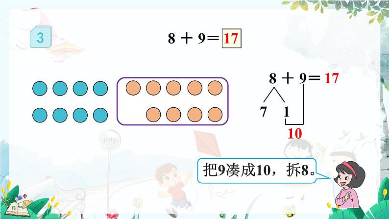 人教版数学一年级上册 5.3 加法的计算方法 PPT课件+教案+习题07