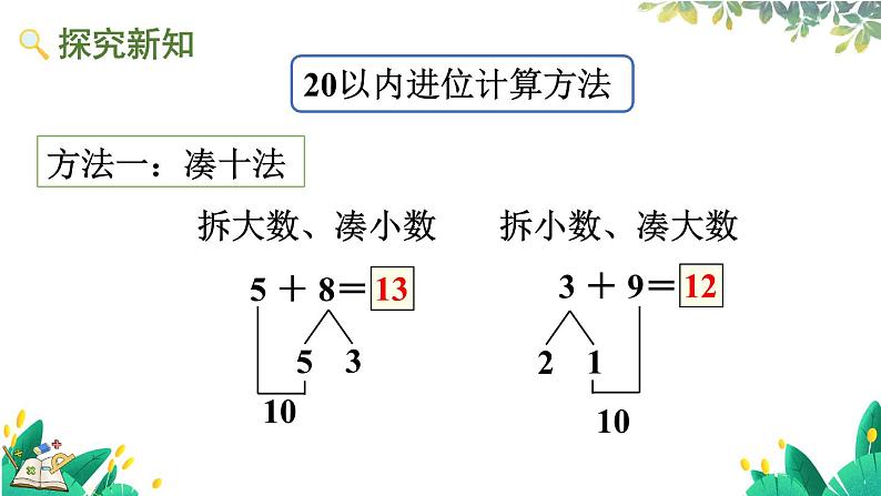 人教版数学一年级上册 5.7 整理和复习 PPT课件+教案+习题03