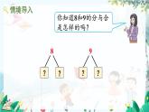 人教版数学一年级上册 2.9 8、9的分与合 PPT课件+习题