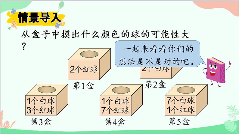 北师大版数学四年级上册 八、可能性-第2课时   摸球游戏  课件02