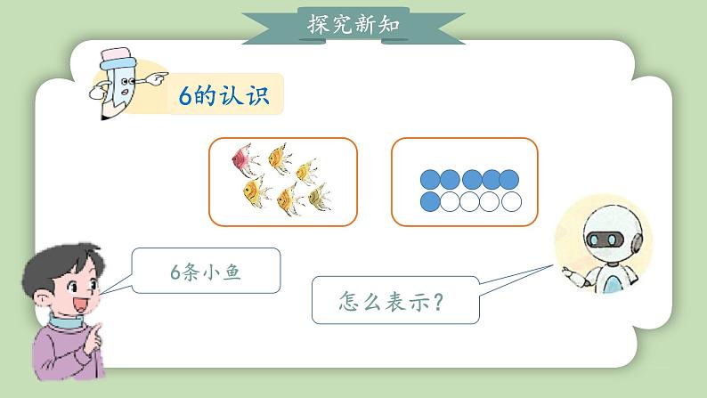 人教版小学数学一年级上册第二单元6-10的认识和加、减法《6-9的认识》课件05