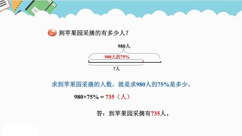 2024六年级数学下册一欢乐农家游__百分数二信息窗2用百分数解决实际问题课件（青岛版六三制）第3页