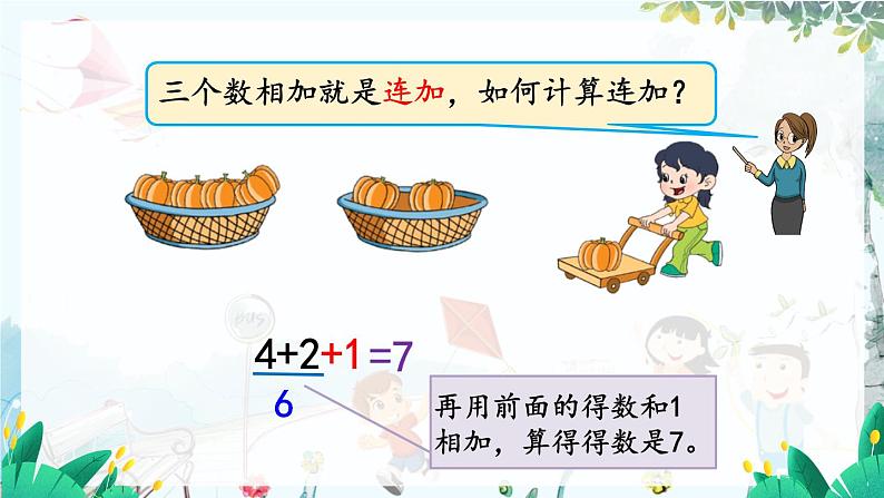 苏教版数学一年级上册 4.5 10以内的连加、连减 课件+教案+学案+习题06