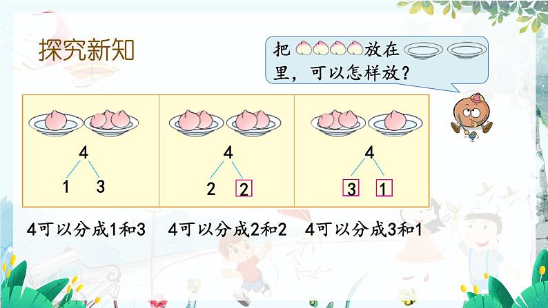 苏教版数学一年级上册 1.5 2-5的分与合 课件+教案+学案+习题03