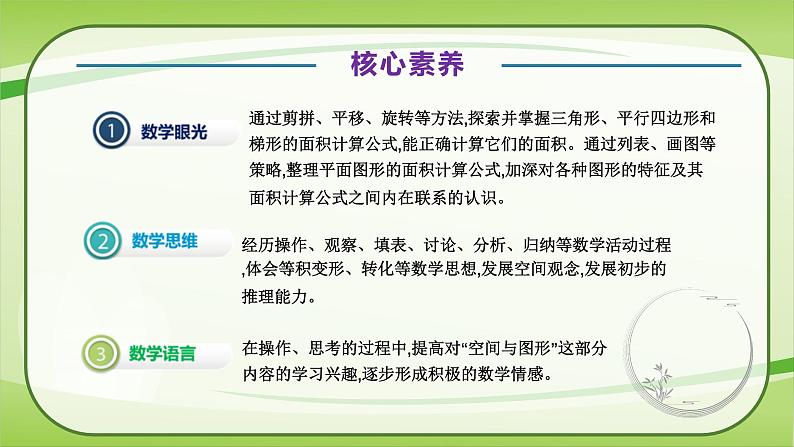 【核心素养】北师大版数学五年级上册 4.1比较图形的面积 同步课件04