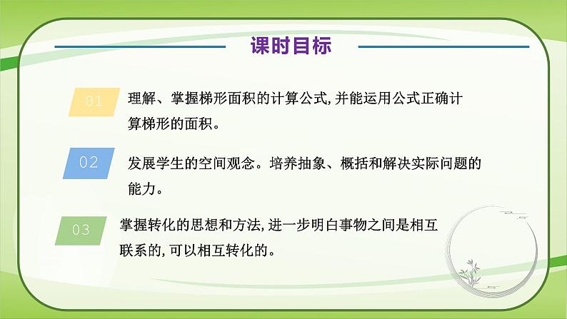 【核心素养】北师大版数学五年级上册 4.5梯形的面积 同步课件第6页