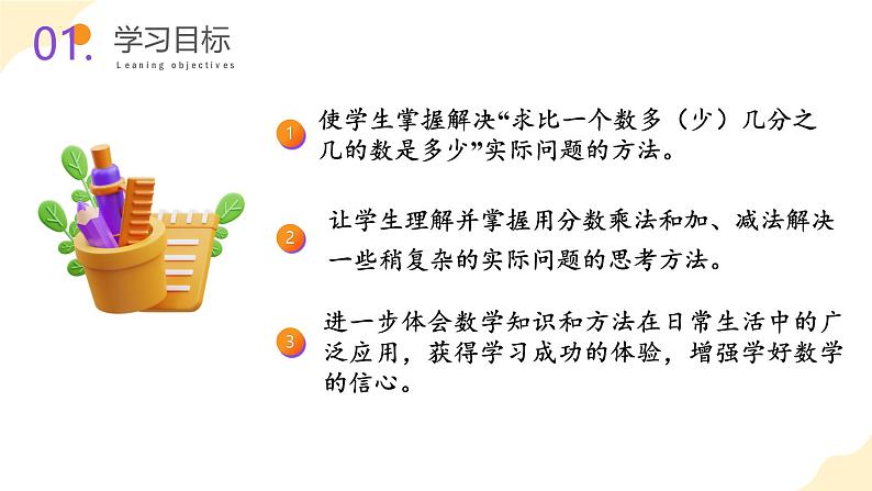 【核心素养】苏教版数学六年级上册 第5单元 第3课时 《稍复杂的分数乘法实际问题（2）》 教学课件+同步教案+同步练习02