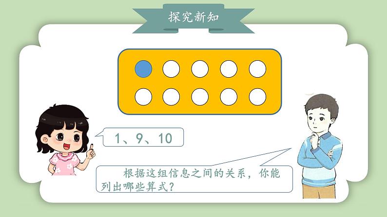 人教版小学数学一年级上册第二单元10的认识和加、减法《10的加、减法》课件第7页