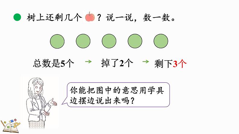 北师大版（2024）一年级数学上册课件 2.2 还剩下多少（1）05