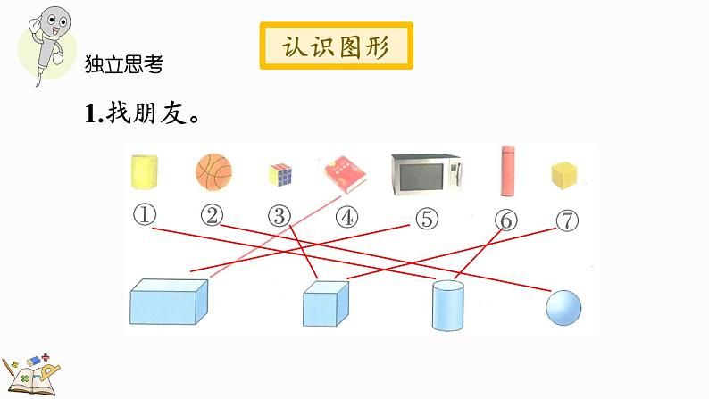 北师大版（2024）一年级数学上册课件 总复习（2） 图形与几何06