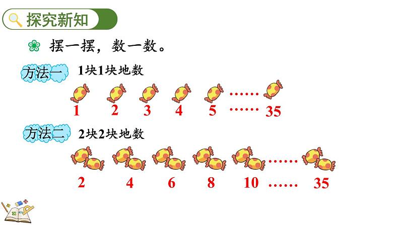 北师大版二年级数学上册课件 3.1 有多少块糖第3页