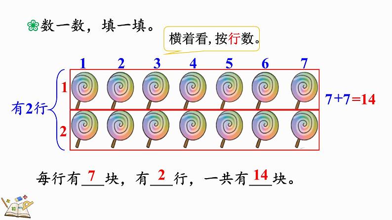 北师大版二年级数学上册课件 3.1 有多少块糖第6页