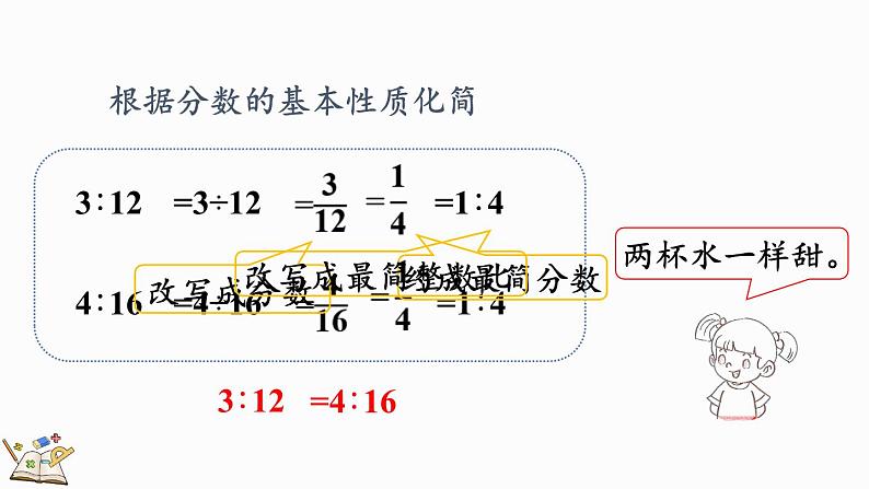 北师大版六年级数学上册课件 6.2 比的化简第7页