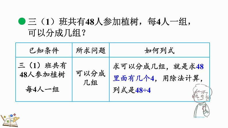 北师大版三年级数学上册课件  4.4 植树第6页