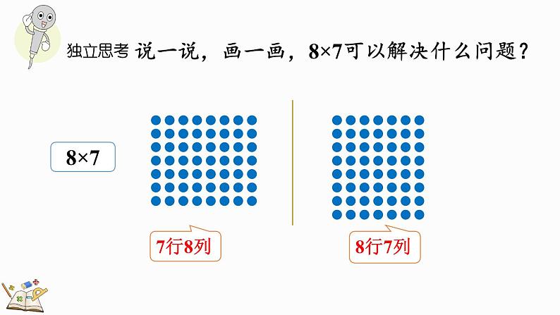 北师大版二年级数学上册课件 总复习（2） 乘法第7页