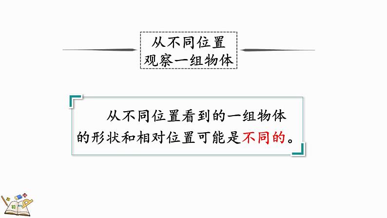 北师大版三年级数学上册课件  总复习（4） 观察物体第5页