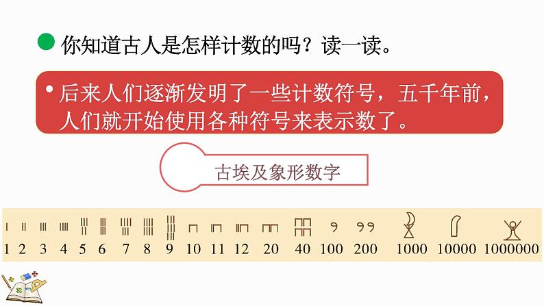 北师大版四年级数学上册课件 1.6 从结绳计数说起第7页