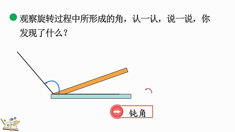 北师大版四年级数学上册课件 2.4 旋转与角08