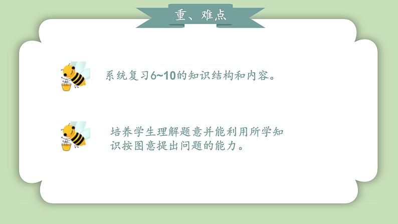 人教版小学数学一年级上册第二单元6-10的认识和加、减法《整理与复习》课件03