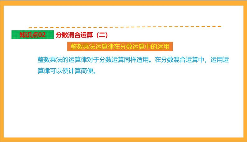 北师大数学六年级上册 第2单元《分数的混合运算》单元热点难点课件 [修复的]05