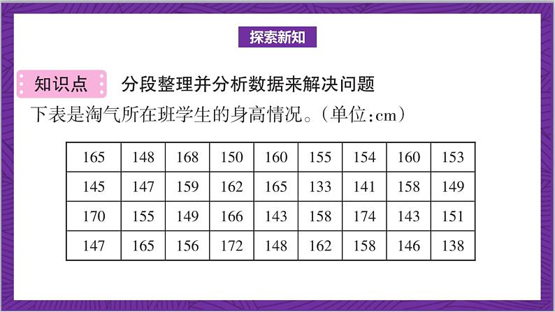 北师大版数学六年级上册 5.3《身高的情况》课件08